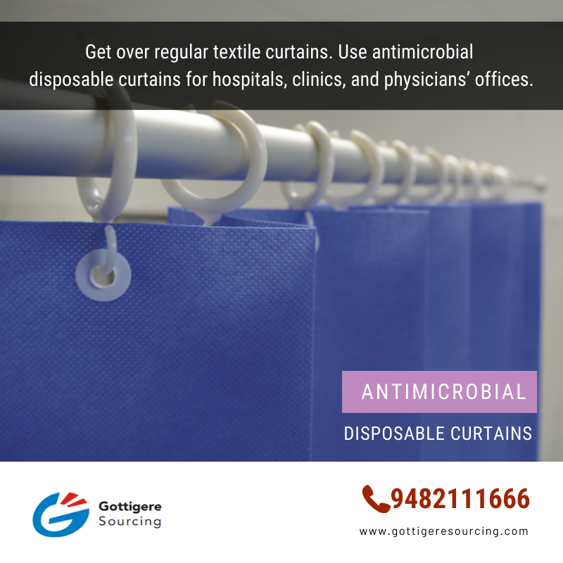 Get over regular textile curtains. 

Checkout here: 
gottigeresourcing.com/antimicrobial.…

#DisposableCurtains #PrivacyCurtains #HospitalCurtains  #Antimicrobial  #Healthcare #MedicalCurtains #CurtainsForHospitals #AntimicrobialCurtains #ElersMedical #Gottigere #GottigereSourcing
