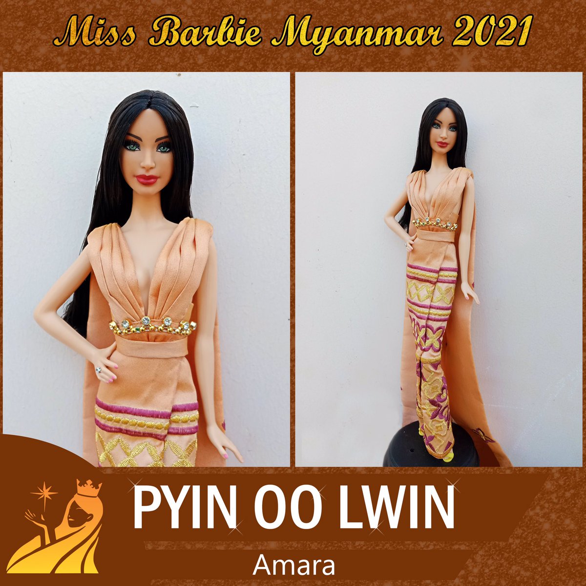 BarbieMyanmar's tweet photo. 💫Official Confirmation💫

▪️Name - Amara
▪️Age - 21
▪️City - Pyin Oo Lwin
▪️Education - Grade ( 10 )
▪️Occupation - Medical compounder
▪️Doll Director - Wai Yan

#MBU #MBI #MBM
#MissBarbieUniverse
#MissBarbieInternational
#RoadToMissBarbieMyanmar2021 https://t.co/6FNBlXVyob