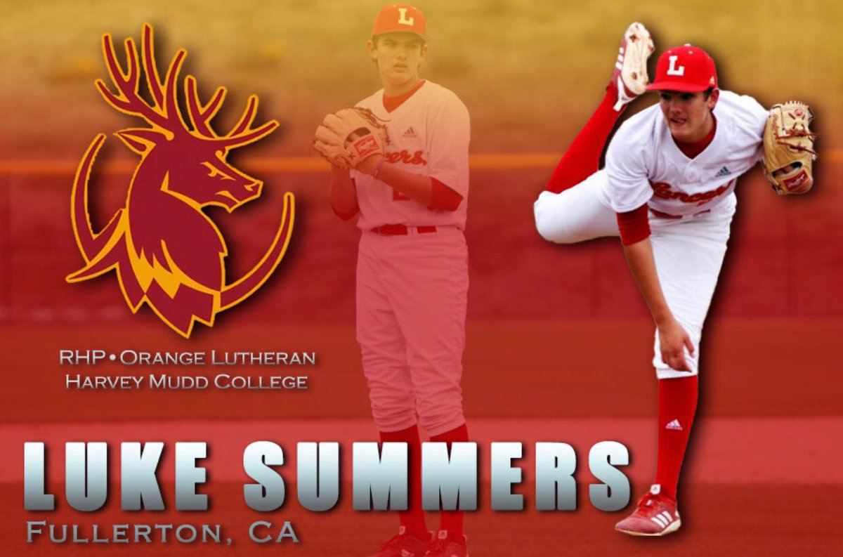 Luke Summers (@llukesummerss) on Twitter photo Extremely blessed to announce my commitment to play baseball for CMS at Harvey Mudd College. I want to thank my family, coaches, and teachers that have helped me get to where I am today. Go stags!🦌 <a href="/SoCalBirds/">So Cal Birds (Baseball Training Academy)</a> <a href="/olubaseball/">OLu Baseball</a> Extremely blessed to announce my commitment to play baseball for CMS at Harvey Mudd College. I want to thank my family, coaches, and teachers that have helped me get to where I am today. Go stags!🦌 <a href="/SoCalBirds/">So Cal Birds (Baseball Training Academy)</a> <a href="/olubaseball/">OLu Baseball</a>