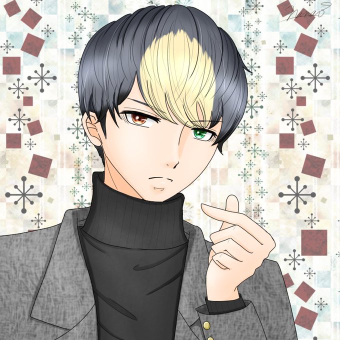 タートルネック男子のtwitterイラスト検索結果