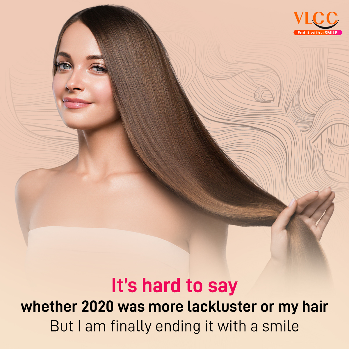 VLCCindia's tweet photo. Enter 2021 with shiny, frizz-free hair with Brazil Cacau Smoothening from #VLCC. Book an appointment now and end your year with a smile.

#VLCCEndItWithASmile #EndItWithASmile #Bye2020 #IMArecommended #Hair #HairSmoothening #Keratin #BrazilCacauSmoothening #smile #happy #staywell https://t.co/qDb8a6kZdv