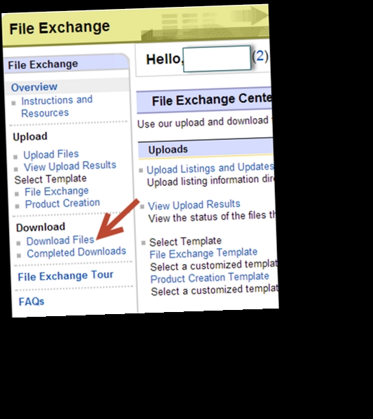 download file exchange template / Twitter
