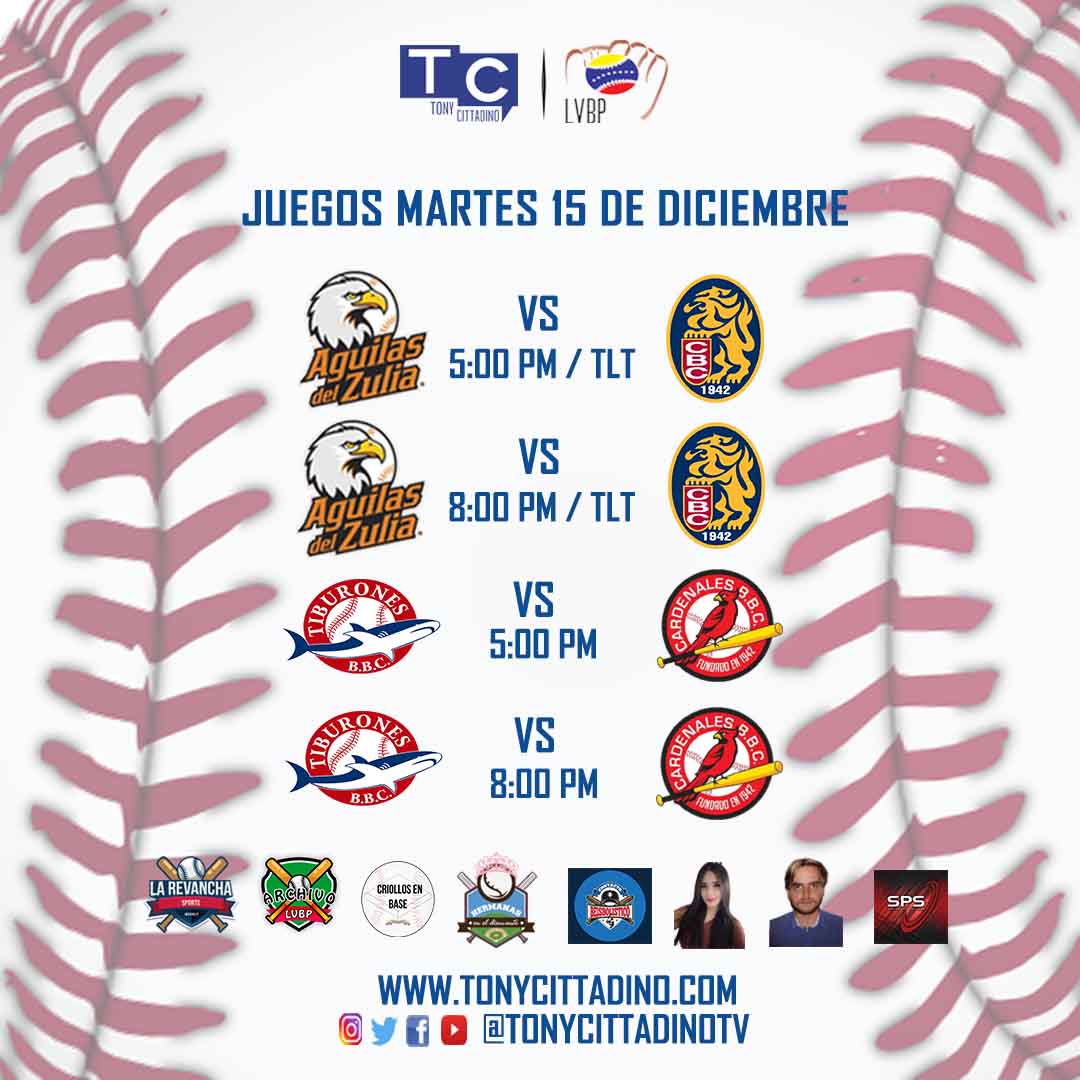 TonyCittadinoTV's tweet photo. #LVBP ⚾️🇻🇪 Hoy comienza la cuarta semana de acción de la ronda regular, con otra maratónica jornada. https://t.co/rhjqPweIWC
