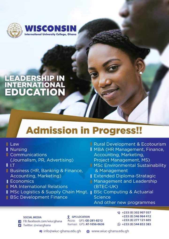 SRGS_WIUCGh's tweet photo. You can be anything you want to be with a degree at Wisconsin. 

Apply today for our January/February 2021 admissions. 

Application Form: https://t.co/Xve6u6zVSk

#admissionopen2021
#FreeTems 
#Africa 
#Uganda 
#Nigeria https://t.co/mKO3g4FL90