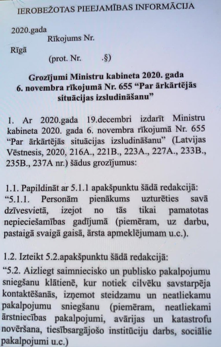 PietiekPortals's tweet photo. Kāpēc Kariņš klusē par “lockdown” no 19. decembra? https://t.co/55A6jDqNNh https://t.co/APsgNJJatP