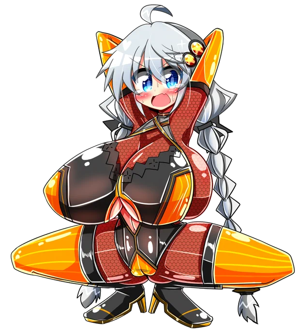 依頼で描かせてもらった対魔忍あかりん!うちのことは違う個体ですわよ? 