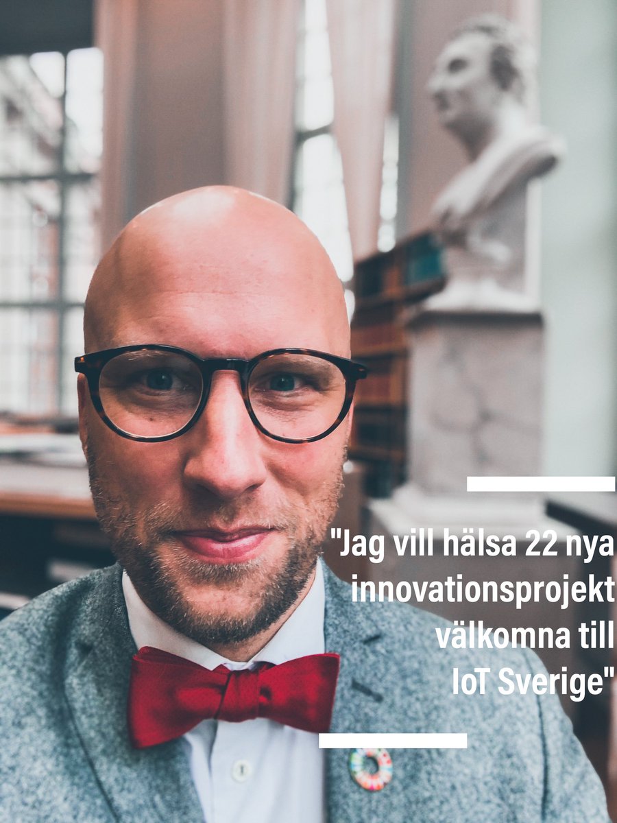 Vad sägs om att vi på IoT Sverige finansierar 39 miljoner kronor till 22 nya innovationsprojekt?! 

2021 startar: 9 förberedelseprojekt, 6 prototyputvecklingsprojekt samt 7 genomförandeprojekt.

Varmt välkomna till IoT Sverige ska ni vara!