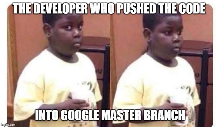 About yesterday 🙄😂

#googledown #100DaysOfCode 
#programmermemes #programmerjokes