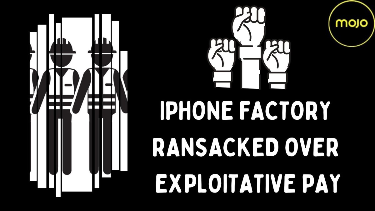 themojostory's tweet image. #WistronFactory that manufactures iPhones in India was vandalised by its own employees over #PaymentIssues. #Workers destroyed the factory equipment, and thousands of iPhones were looted during the attack.