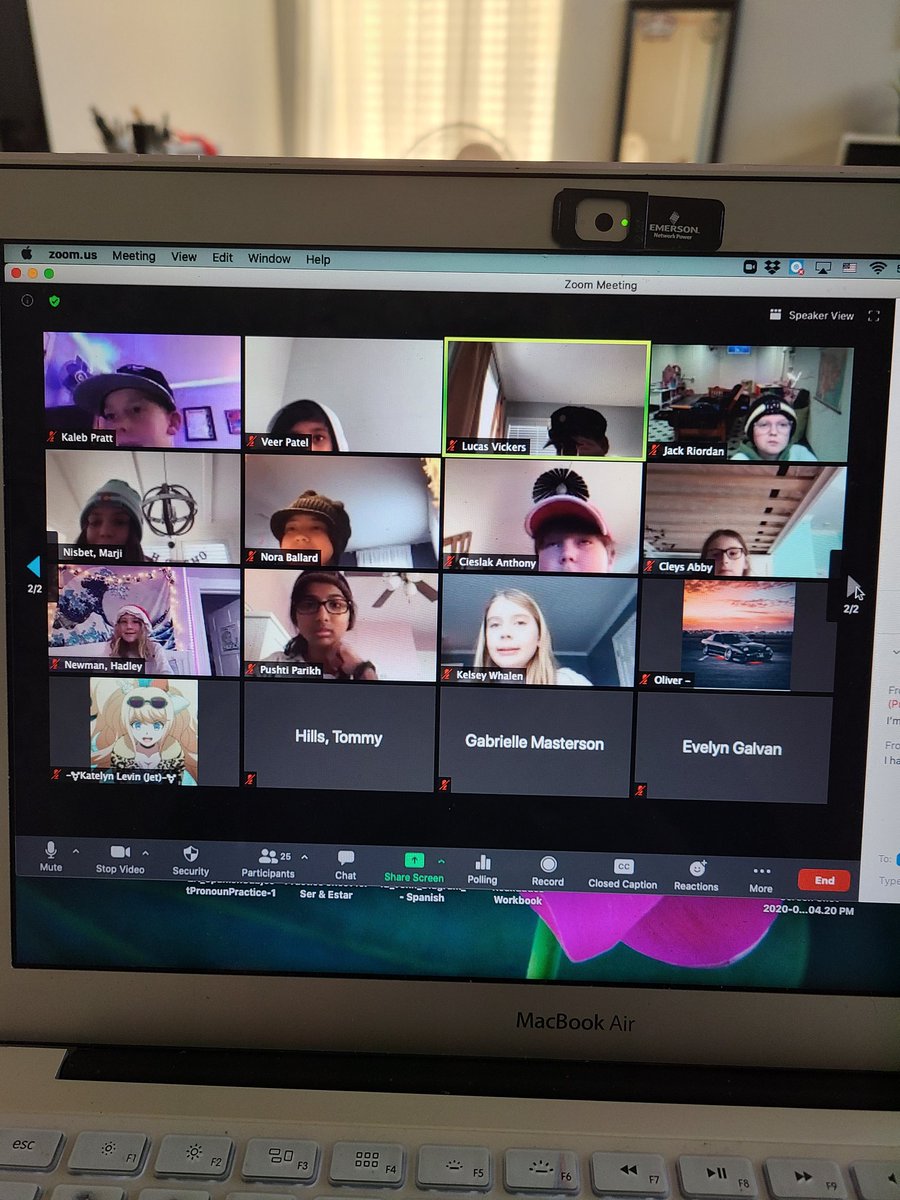 A fun hat day at Station today.  I wore my fancy hat.
#barrington220 #Barringtonstationmiddleschool