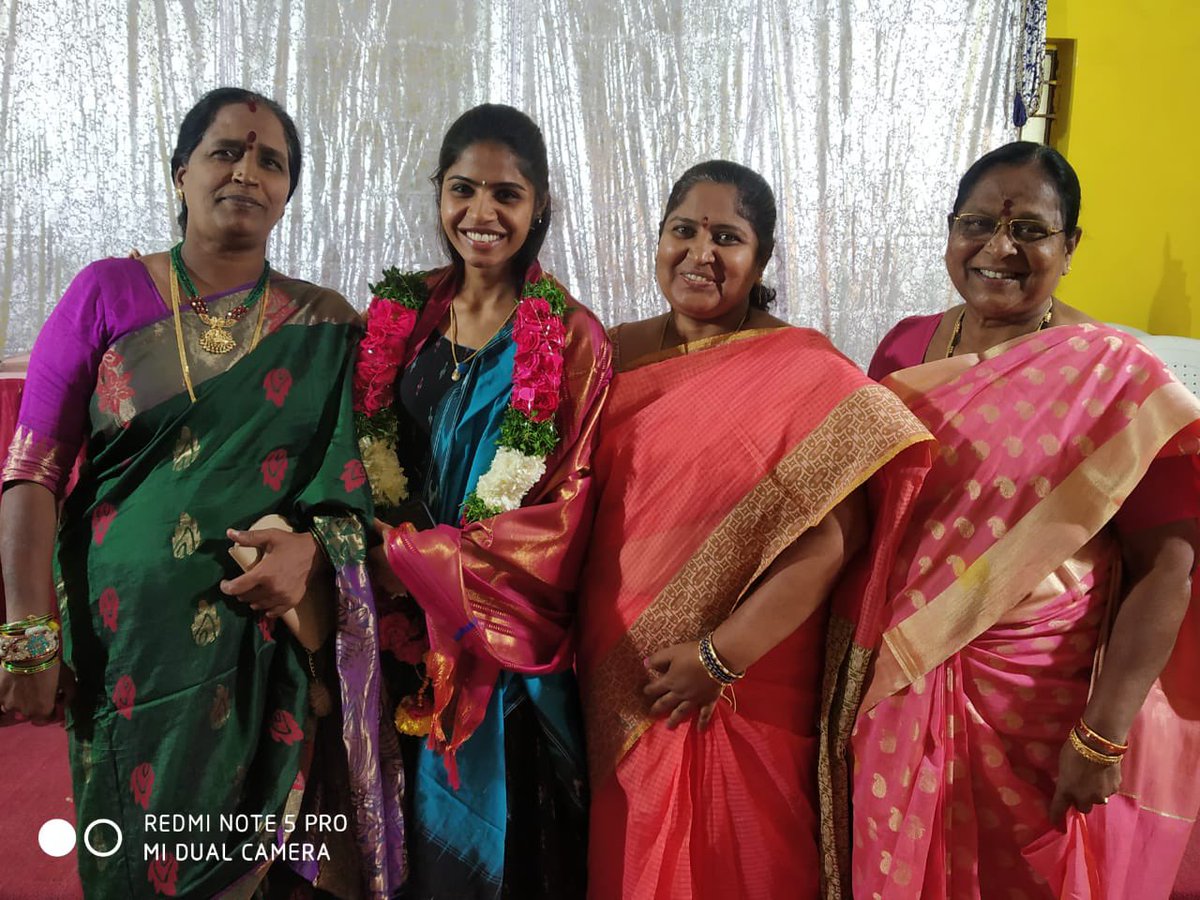 hema_samala's tweet image. Attended the felicitation ceremony organised by SSRY Community Association at Uppar Basthi.