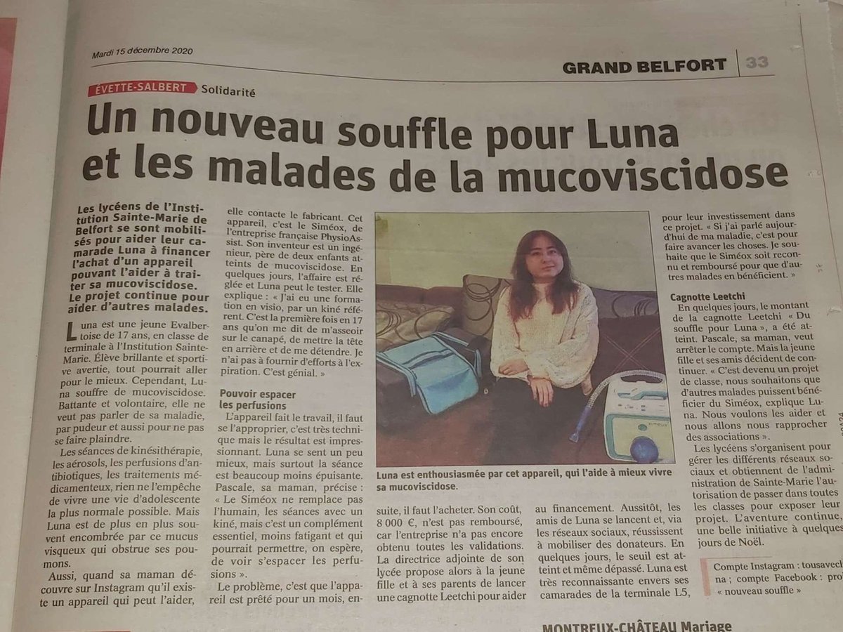 souffle_un's tweet photo. L’article est dans le journal !✨ https://t.co/WElniXGXc5