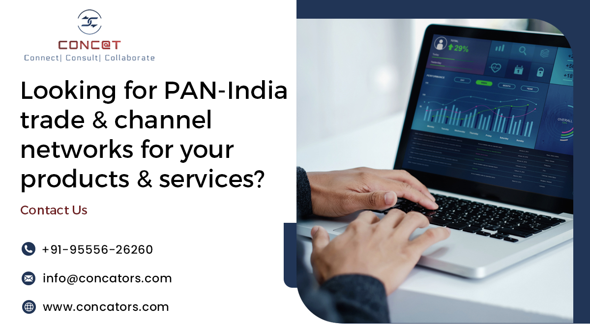 Our years of an excellent relationship with the trading community helps select the right partner for you and infuse focus onto the brand. We further help handhold the trade set-up and provide in-depth training for better sales and channel management.
#concat #sales #Marketing