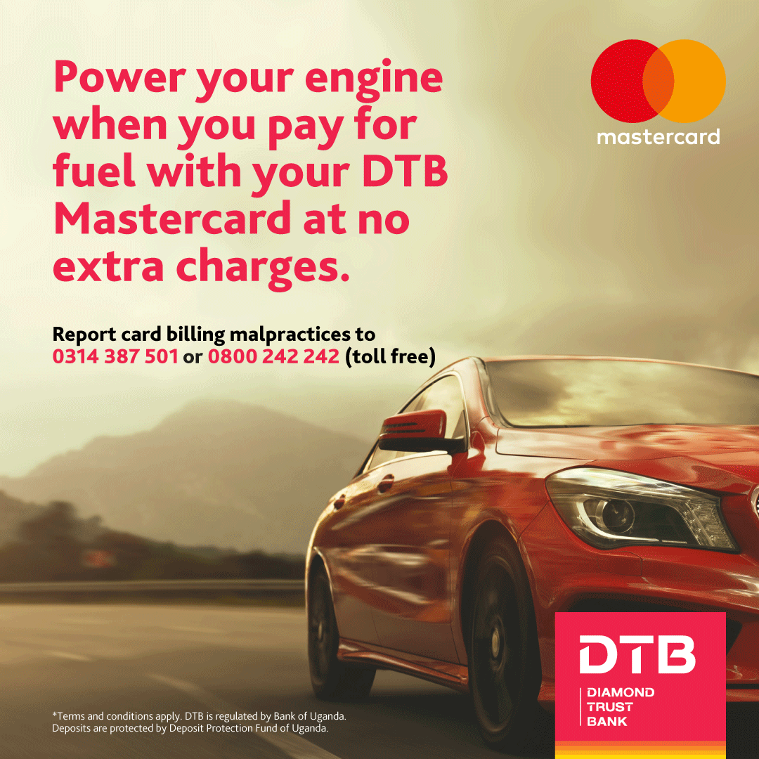 dtb_uganda's tweet photo. Power your engine when you pay for fuel with your DTB Mastercard at no extra charges https://t.co/MCSbyzekKH
