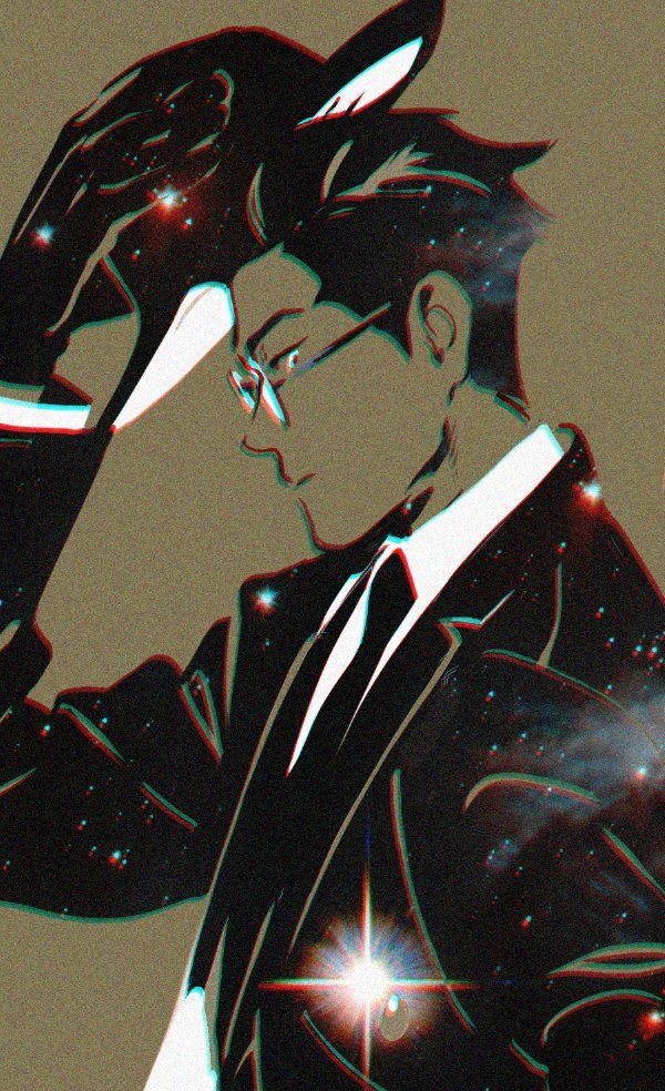 It's kind of hard to describe Bernard. He has qualities that shouldn't work together and yet??
He has this deep emotional intensity about him but he's also a soothing presence. He's the feeling of handwritten letters treasured and neatly tucked away but also "nya" 
