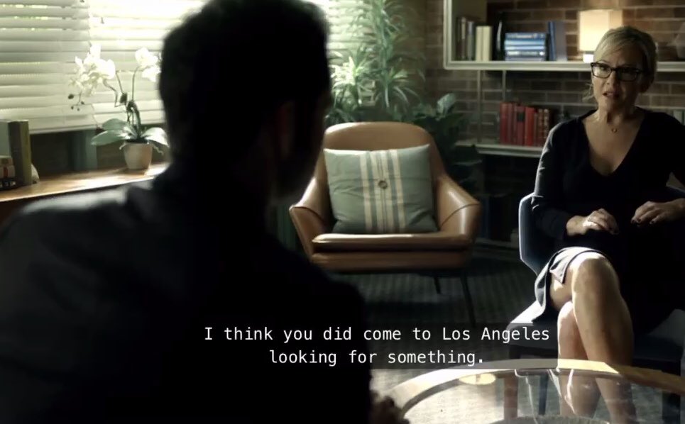 Before diving in, it’s important to remember the contextLucifer invited Chloe on a date and then went to his therapy session. At that session Lucifer realizes that he came to Los Angeles looking for Chloe, and he found her. That revelation scares him into standing her up