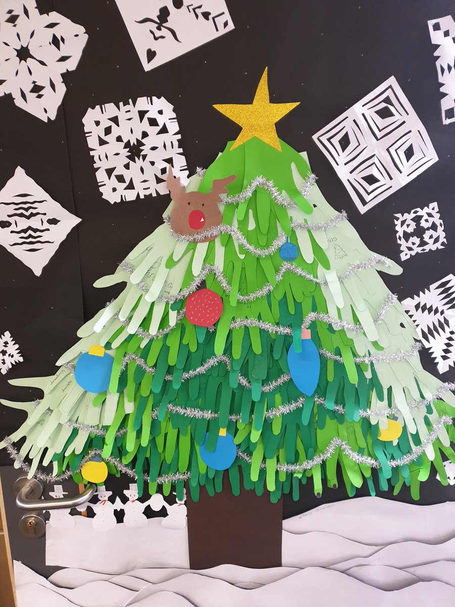 MrsLee98024759's tweet photo. @RMPSharris Christmas door! Each part made (with Covid-safety in mind) by our pupils and blutacked like crazy by me... Have yourself a merry Harris Christmas!! Someone tell Santa I need more blutack please! https://t.co/HBD45dFNQ1
