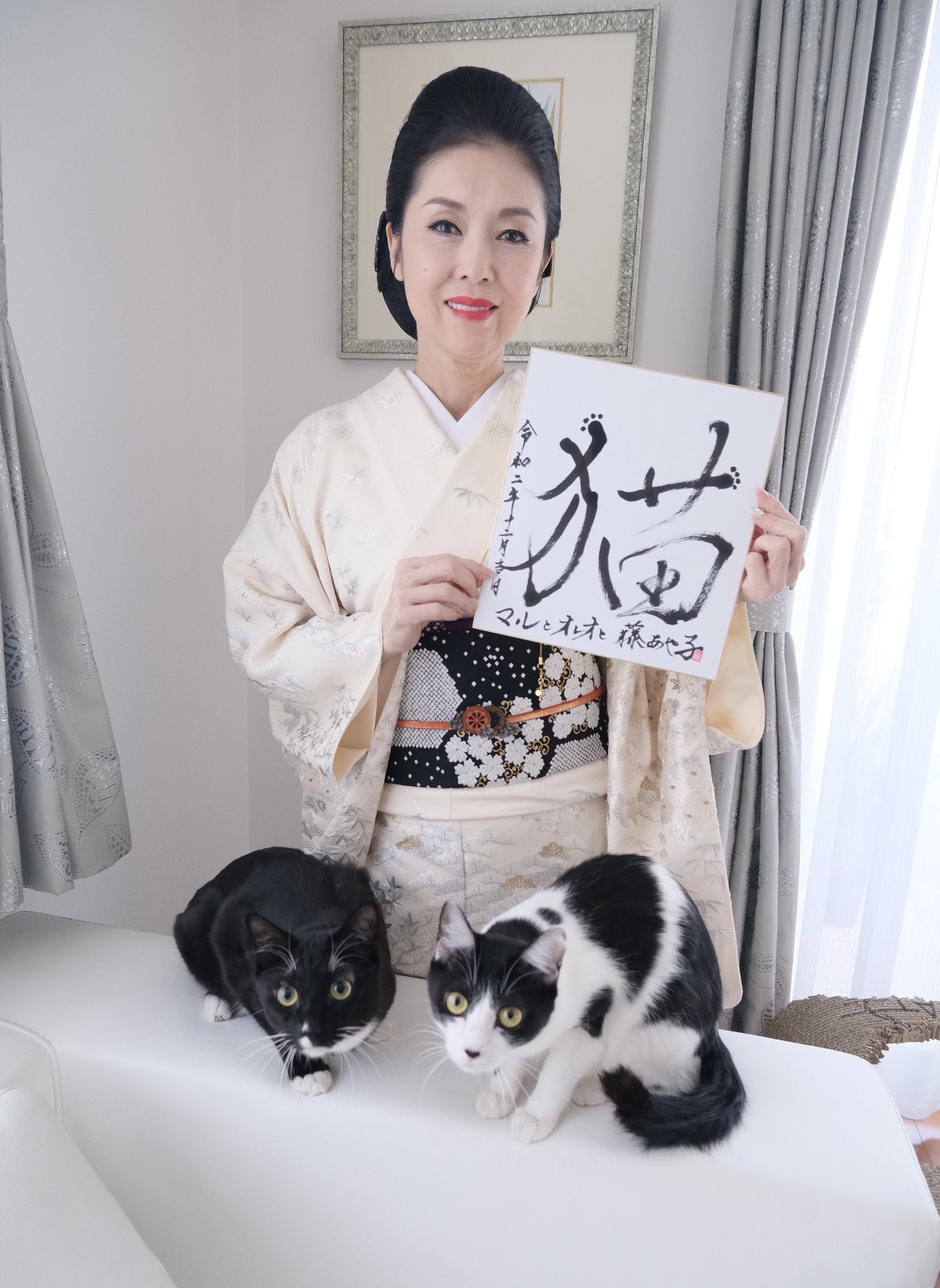 藤 あや子 今年の漢字 猫 2年連続でございます 無論一択でございます T Co Chcz2kanb6 Twitter