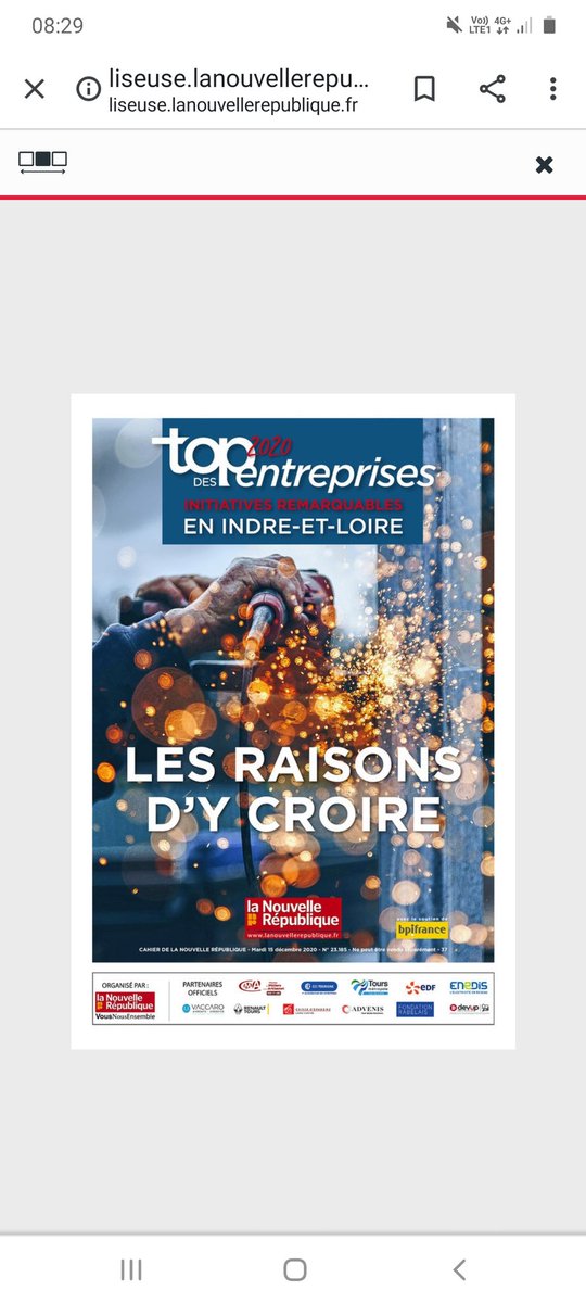 CasStelda's tweet photo. En kiosque ce matin : le grand panorama annuel de l'économie tourangelle. Industriels, artisans, commerçants,... 88 pages spéciales de portraits et d'analyses, avec des itw de @YannBucaille , @ChPrudhomme et Jacques Letertre, fondateur de @H_Litteraires https://t.co/PrIozTnHTb