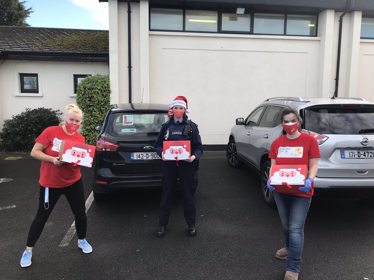 sensoryfunwi's tweet photo. Oh the atmosphere is electric here in Kingswood as we prepare Christmas cheer boxes for our members. Huge thanks to @awscloud and @gardainfo for their continued support. #awsincommunities #autism #tallaght #Christmas https://t.co/Q5zLDzW9mI