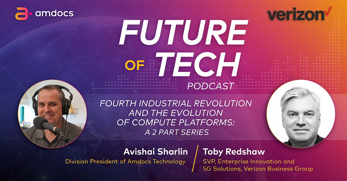 Amdocs Technology (@amdocstech) on Twitter photo Kicking off this season of the <a href="/AmdocsTech/">Amdocs Technology</a> podcast series â Future of Tech â with host, Avishai Sharlin's first guest Toby Eduardo Redshaw, SVP, Enterprise #Innovation & #5G Solutions, #Verizon Business Group.
Click here for all the details: amdocs.com/the-future-of-⊠Kicking off this season of the <a href="/AmdocsTech/">Amdocs Technology</a> podcast series â Future of Tech â with host, Avishai Sharlin's first guest Toby Eduardo Redshaw, SVP, Enterprise #Innovation & #5G Solutions, #Verizon Business Group.
Click here for all the details: amdocs.com/the-future-of-âŠ