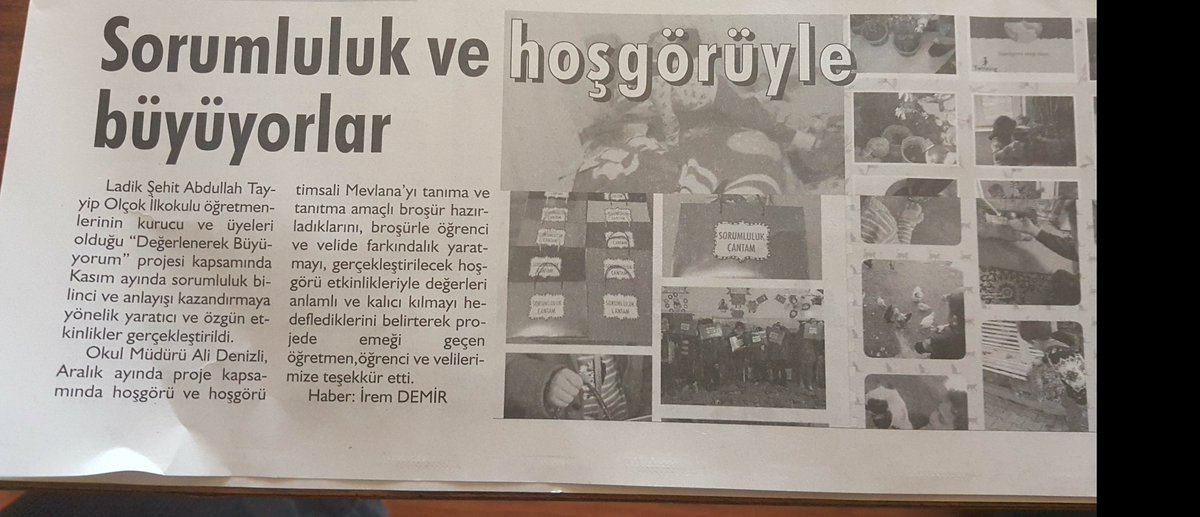 Sarayönü Şehit Abdullah Tayyip OLÇOK İlkokulu eTwinning proje etkinlikleri yerel Sarayönü Manşet Haberde. ŞATO öğretmenleri emeğinize sağlık.
<a href="/ziyaselcuk/">Ziya Selçuk</a> <a href="/SeyitAliBuyuk/">Seyit Ali Büyük</a> <a href="/servetal61/">Servet ALTUNTAŞ</a> <a href="/brahimMAN8/">İbrahim ŞİŞMAN</a>