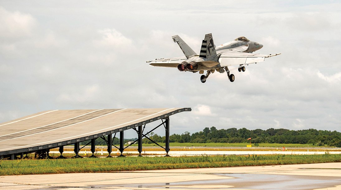 Super Hornet-Ski jump