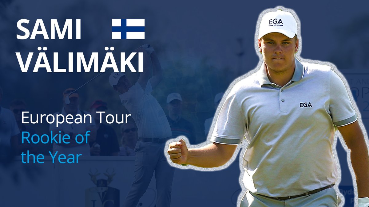 Congratulations to former Bonallack and St Andrews Trophy player, <a href="/sami_valimaki/">Sami Välimäki</a> 🇫🇮 on being crowned the Sir Henry Cotton Rookie of the Year on the @EuropeanTour! 

Välimäki is the first Finnish player to earn the title 👏👏