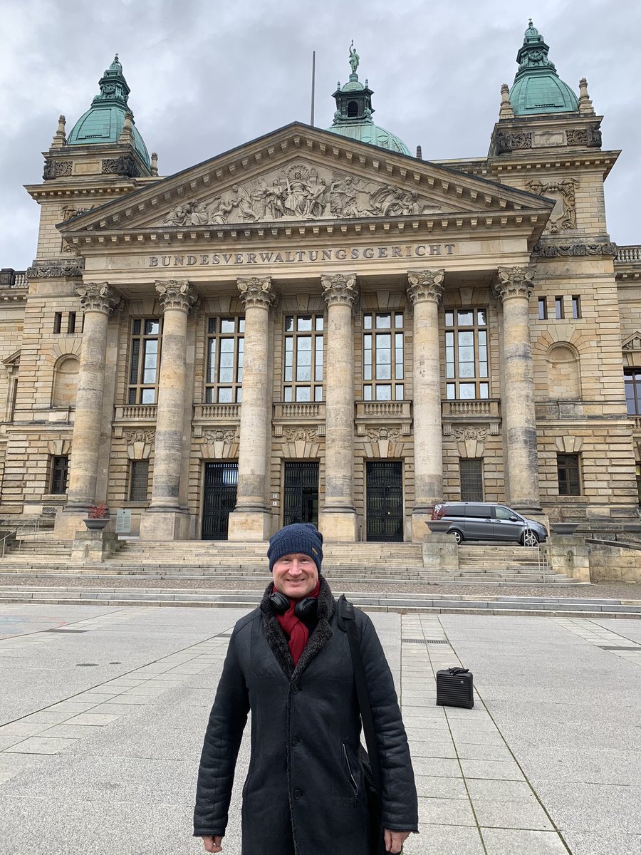 Konnte mir nicht vorstellen, dass es mich beruflich noch einmal vor das Bundesverwaltungsgericht treibt.