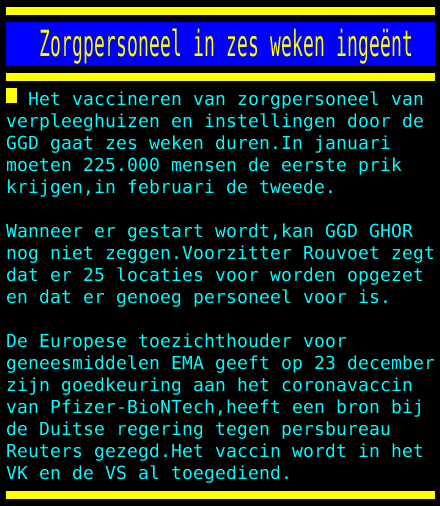 Corona, vaccinatie en het gezond verstand - Veren Of Lood