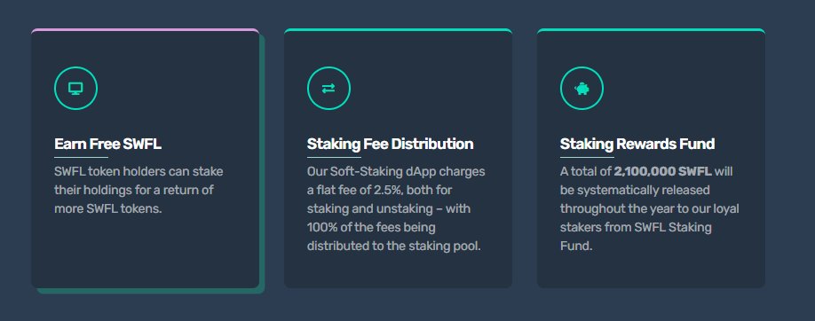Own  $SWFL and ... get access to staking