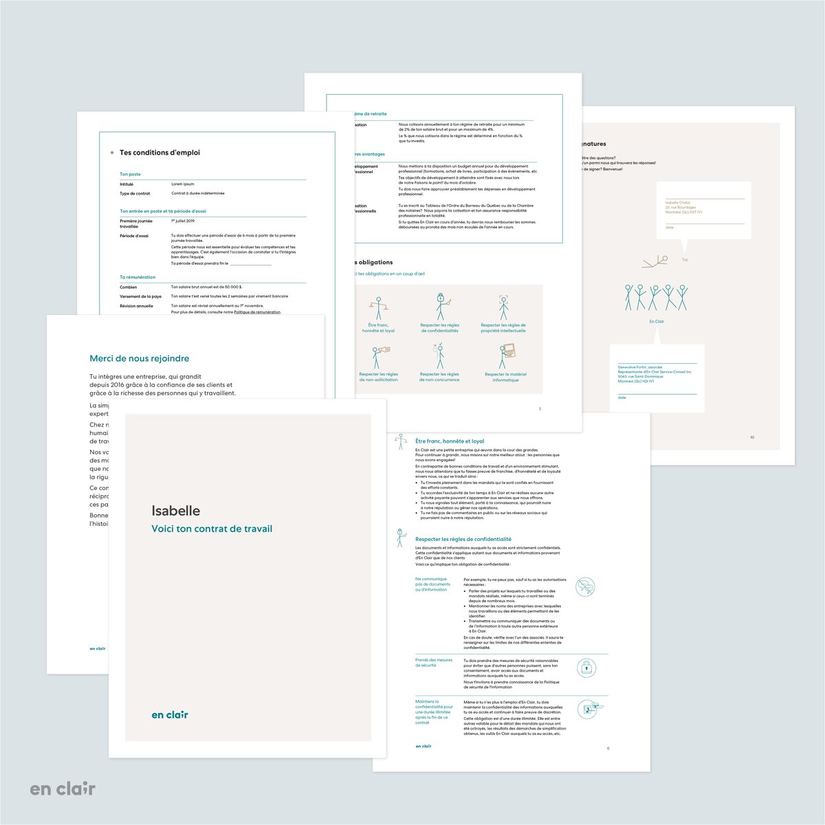 EnClairSC's tweet photo. Créez un contexte favorable à la rétention des talents et faites valoir votre culture d’entreprise à travers votre contrat de travail.
 
@EnClairSC peut vous aider à personnaliser vos documents #RH.
👉 https://t.co/8x5ZsfLdbv

#LangageClair #PlainLanguage #ClearCommunication https://t.co/bjT3PtMHtD