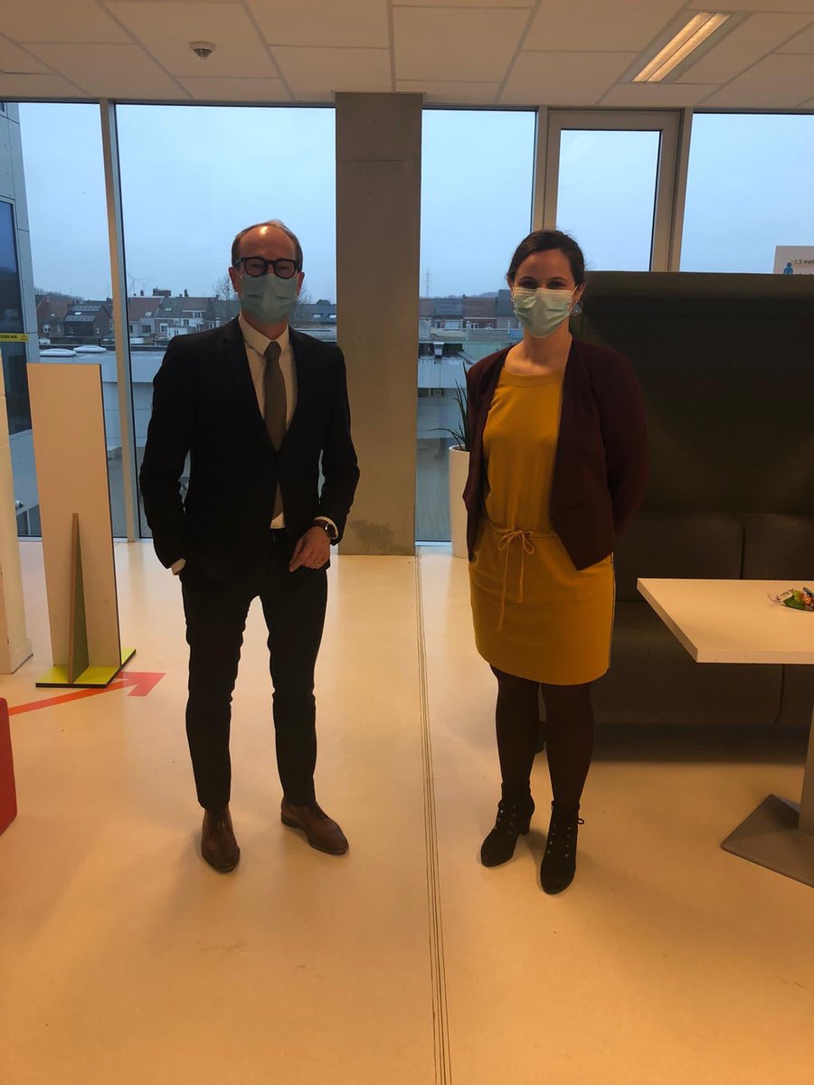 Bedankt om onze school als kader te gebruiken voor de uiteenzetting van de visienota digisprong. Wij zijn fier op ons project en blij met de toekomstplannen voor de digitalisering van het onderwijs. #edtechinfluencer #vicli #Onderwijs