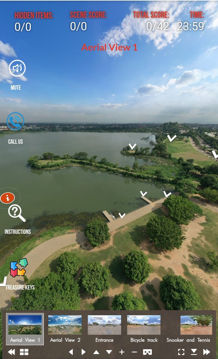 opinow360's tweet photo. Hello Guys, we've just created a fun VR Game you can play on your mobile phone.
It is a "Treasure hunt" game where you score points by finding hidden items in a scene.

The location is Jabi Lake &amp; Park in Abuja.
https://t.co/yjgfhmOW62

#trump #games #Nigeria https://t.co/qlLhAlSFYt