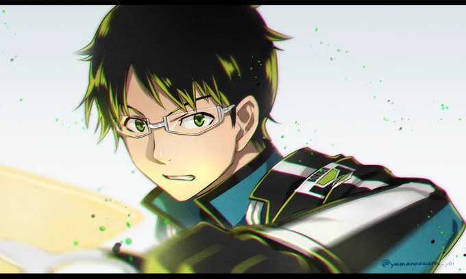 フォロワーさんの推しを描かせてもらう3枚目
ワールドトリガーの三雲君 