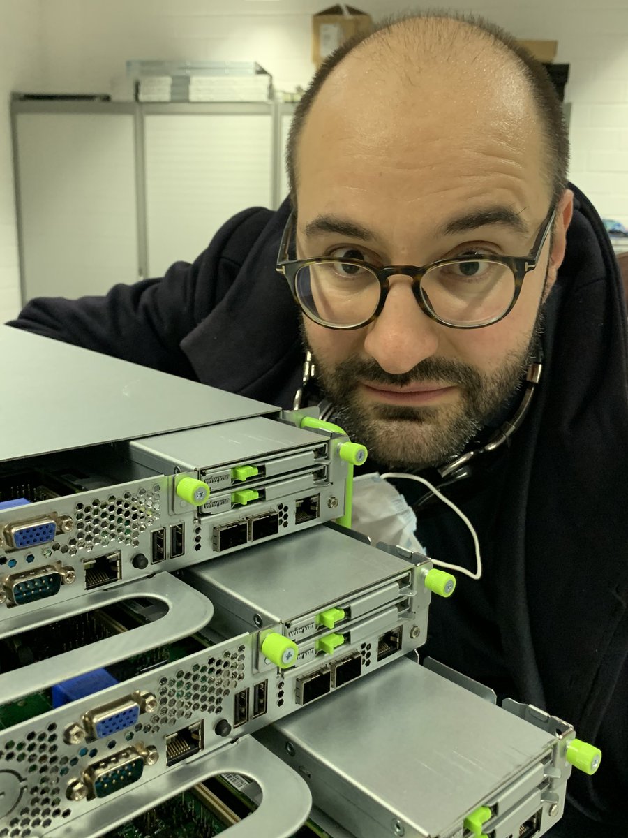 vukgojnic's tweet photo. Some goodies from #wiwynn have arrived, just in time to start working on exciting items on our bare metal #Kubernetes roadmap 🥳🚀 Perfect Christmass package (for geeks 😁) #k8s #Cloud #Edge https://t.co/ItBhDTn5dK