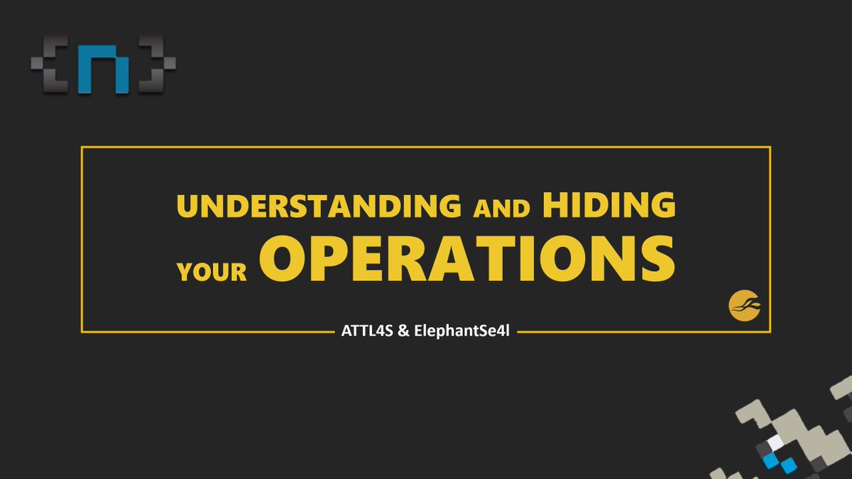 Happy to announce I'll be presenting "Understanding and Hiding your Operations" this Saturday 19th of December (17:00 GMT+1) at <a href="/noconname/">🥷🏼 No cON Name. Hacking & IT Security conference</a> #ncn2k20

More info: noconname.org

@NCCGroupEspana <a href="/NCCGroupInfosec/">NCC Group Research & Technology</a>