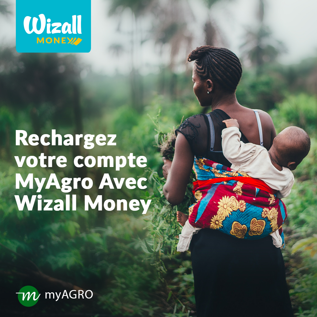 Chers agriculteurs.trices, vous pouvez désormais recevoir vos semences rapidement en rechargeant votre compte myAGRO auprès de notre réseaux d'agents.

#wizallmoney #lecomptequifacilitelavie #myAGRO