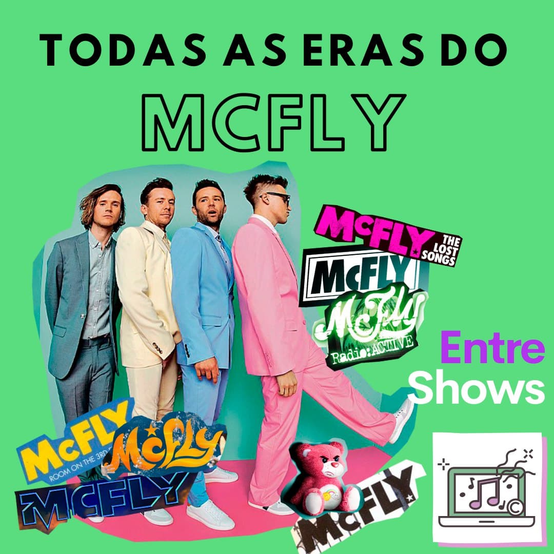 EntreShows's tweet photo. Chegou o momento de exaltar eles: McFly! Nesse episódio nós falamos um pouco sobre cada álbum da banda e o que está acontecendo com eles no momento. OUVE LÁ!

Spotify: https://t.co/foiYDWEYwm

Apple: https://t.co/qeBfBA2sV4

Google: https://t.co/DWh7zu3UPv https://t.co/WPjqh7A0q0