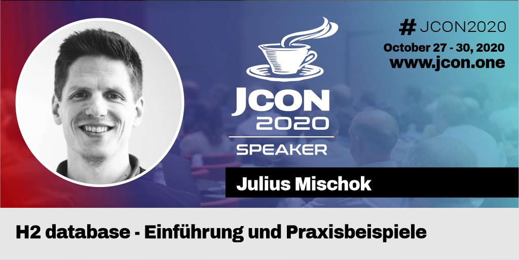 microstreamOne's tweet image. Das Java-basierte Datenbanksystem H2 lässt sich durch eine einfache Dependency in Projekte integrieren - es ist keine weitere lokale Installation nötig!
Julius Mischok im Video: #H2database - Einführung und Praxisbeispiele! #JCON2020 #Java
Jetzt ansehen: youtube.com/watch?v=cVSzec…