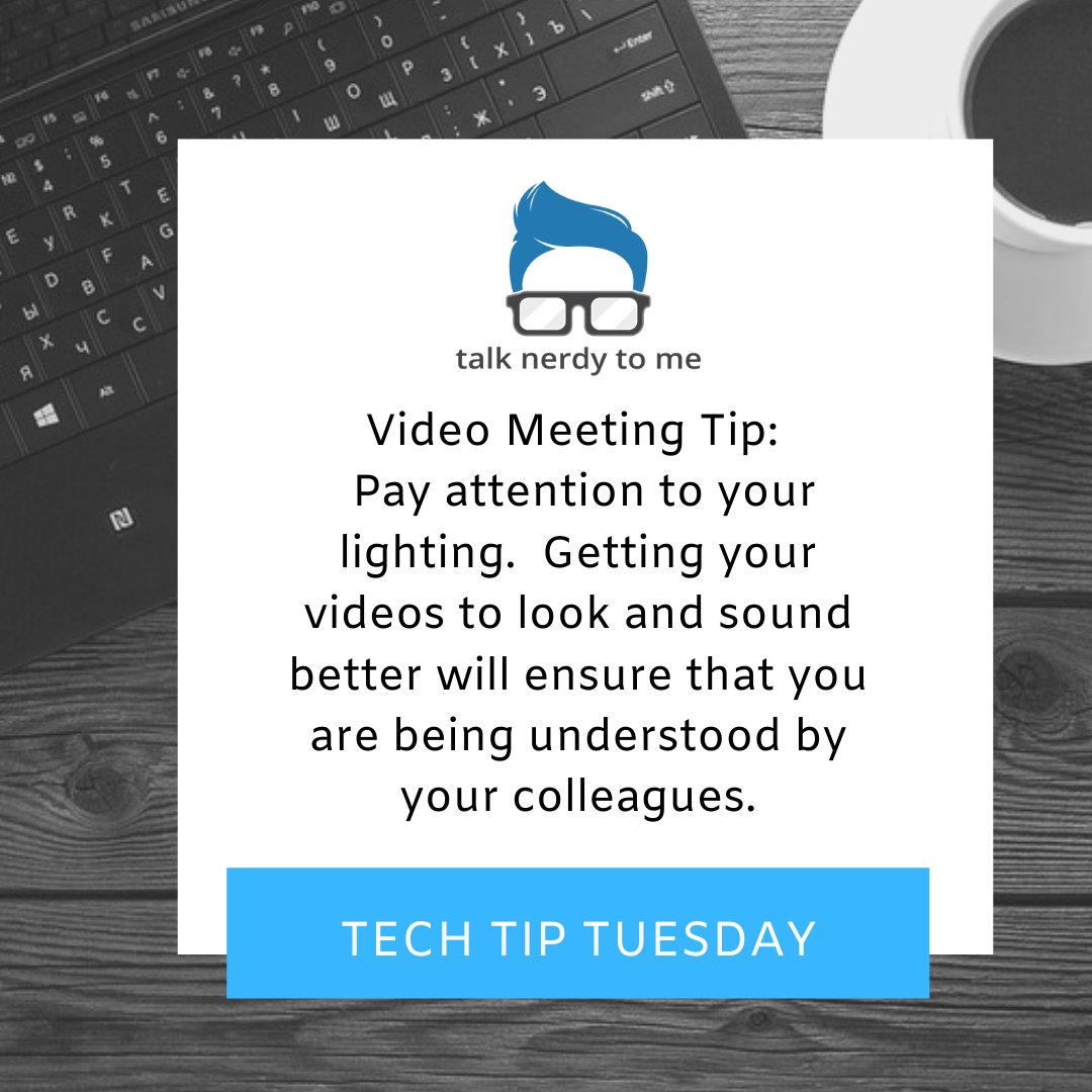 Preferred_IT's tweet image. Tech Tip Tuesday!
#remoteworkingtips #virtualmeetings #beingunderstoodisimportant #techtips #talknerdytome #preferreditgroup