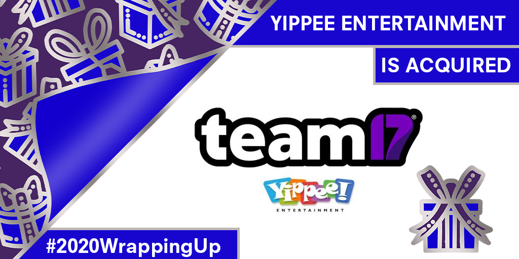 WeAreCreativeUK's tweet photo. Games Label @Team17Ltd acquired Creative England investee company @Yippee_Ent in January 🎉

This has enabled the team to work on a combination of original IP, as well as franchises owned by Team17 and partners with titles released through its publishing label

#2020WrappingUp 🎁 https://t.co/Pf8mIxYqWV