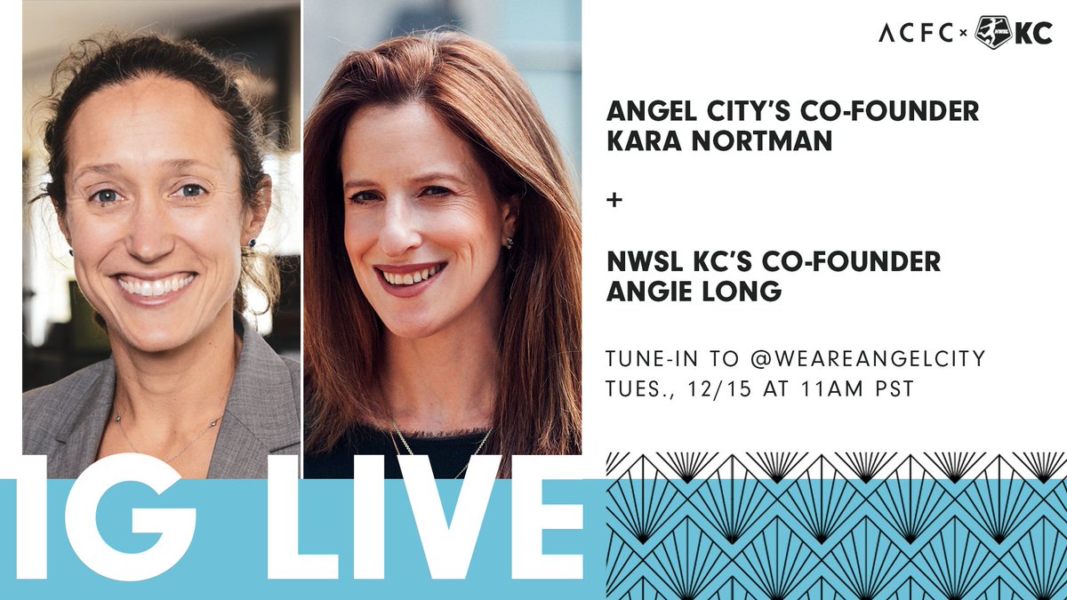 thekccurrent's tweet photo. Head to @NWSL’s Instagram page today at 1 p.m.CT to watch our Co-Founder @AngieKLong1 LIVE with her longtime friend @karanortman of @weareangelcity ⚽ https://t.co/WDWlIjJApF