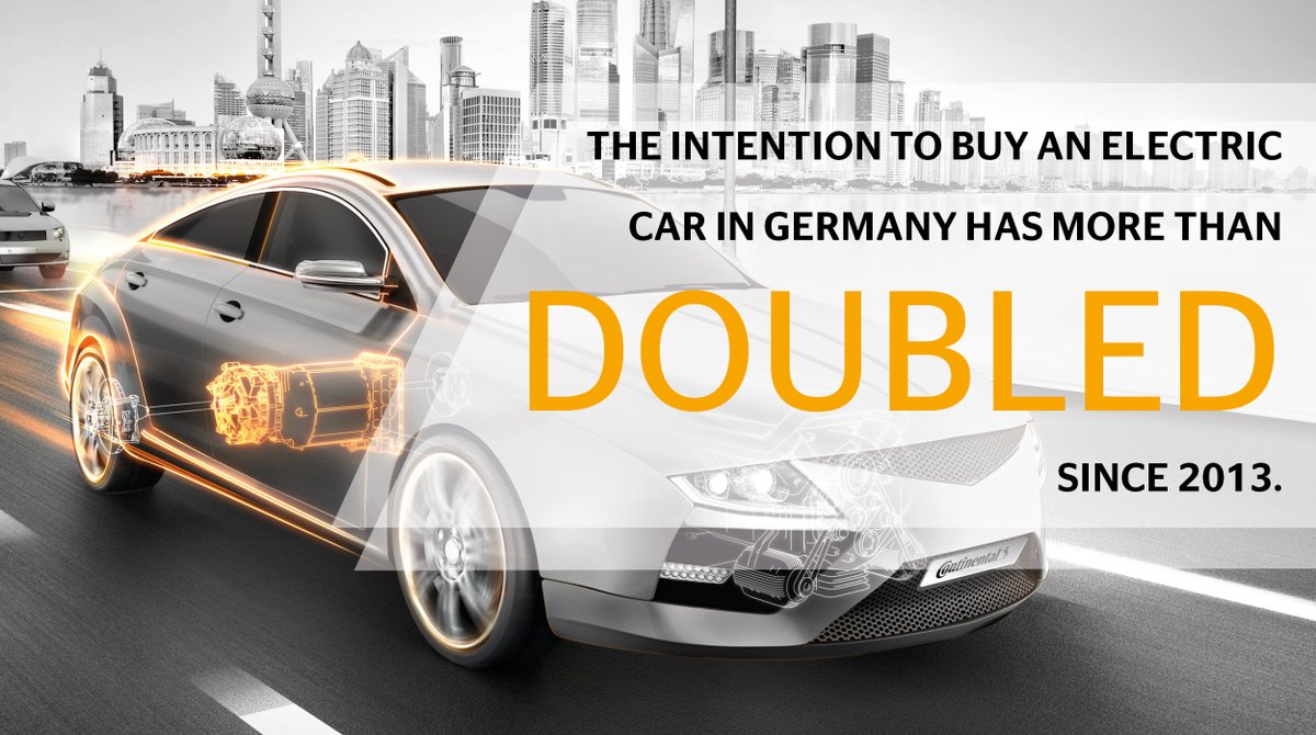 Conti_Press's tweet photo. Currently, twice as many people in #Germany are prepared to buy an #ElectricCar than in 2013. More surprising facts on the future of global #mobility in the #coronavirus era in the #MobilityStudy 2020 from #Continental: https://t.co/74UH73IiQ3 https://t.co/UihH96r4aV