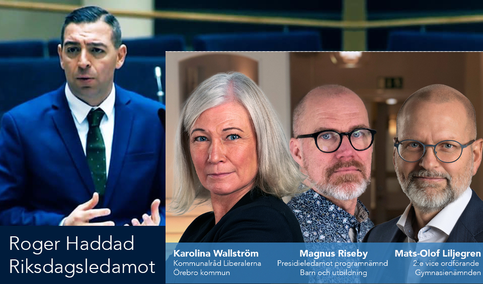 dittorebro's tweet photo. Fel att ställa in nationella prov!
Säger Kommunalråd Karolina Wallström (L), Magnus Riseby och Mats-Olof Liljegren och håller därmed med Roger Haddad, Liberal riksdagsledamot. https://t.co/nKi7xZXmYx