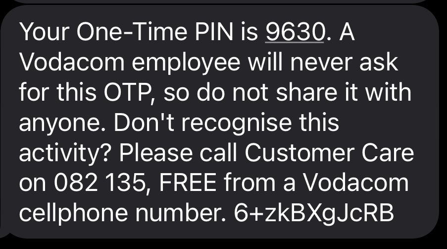 ⁦<a href="/Vodacom/">Vodacom</a>⁩ I got strings of these. So I phoned 135. They couldn’t help &amp; escalated-expect 5 days for a reply. The reply when it came said “we can’t identify the source or do anything about it”.  WHAT IS THE POINT OF TELLING ME TO CALL?? And: yes you can identify the source.