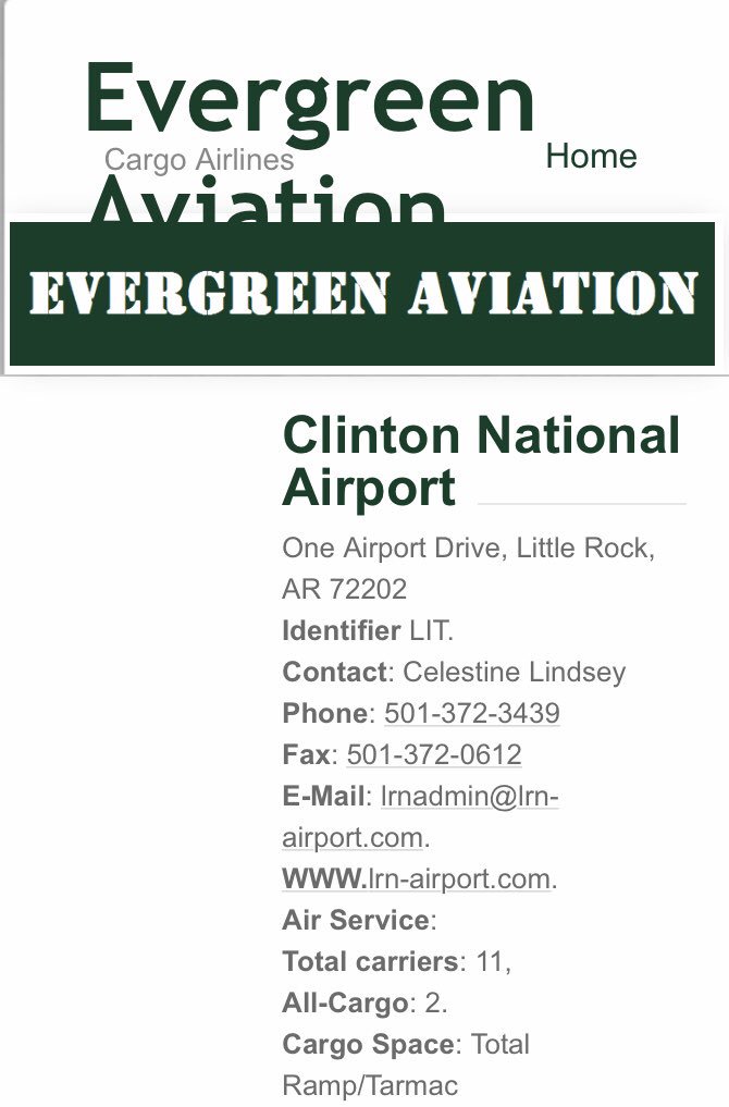 Оно што је занимљиво, кодно име Хилари Клинтон дато од стране Тајне службе, док је њен муж био председник, је Евергрин. Кодно име Била Клинтона је Орао (Eagle). За оне који верују у случајности, необично је да се једно одељење у оквиру Evergreen Aviation звало Evergreen Eagle