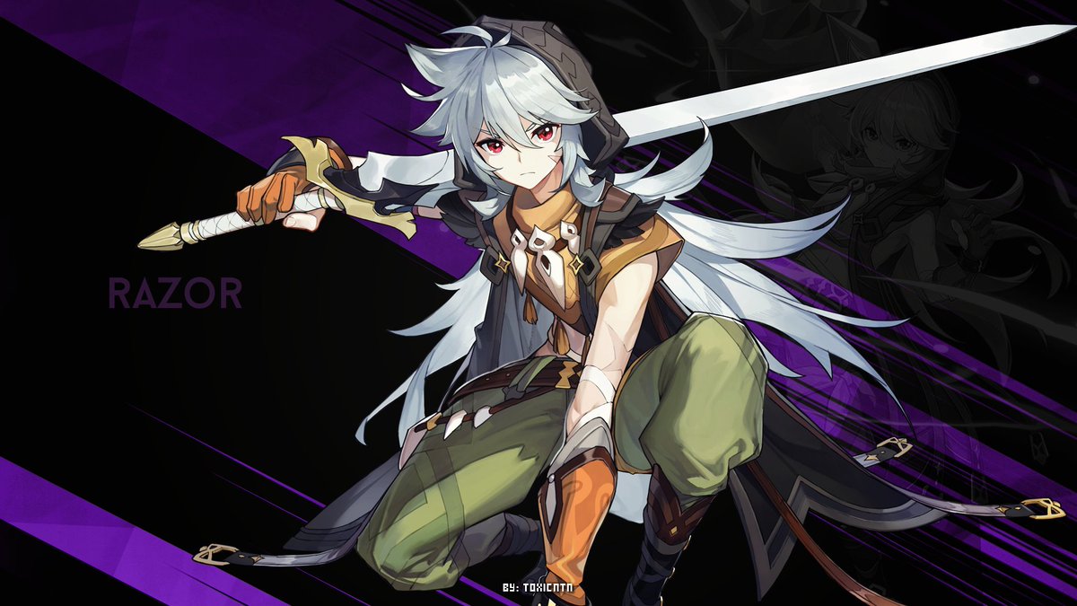 Tokkisik's tweet photo. Razor BEST BOY <3
#GenshinImpact #Wallpaper #razor #Razorboy https://t.co/D9YeMDfbAz