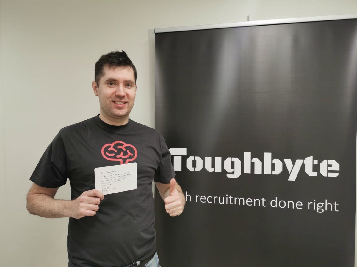 We just received a handwritten card as well as T-shirts and stickers from Nuclino in Munich. Thanks for the unexpected early present! If any of you are looking to build an internal knowledge base at your company, we can highly recommend them: tbyte.co/ucs