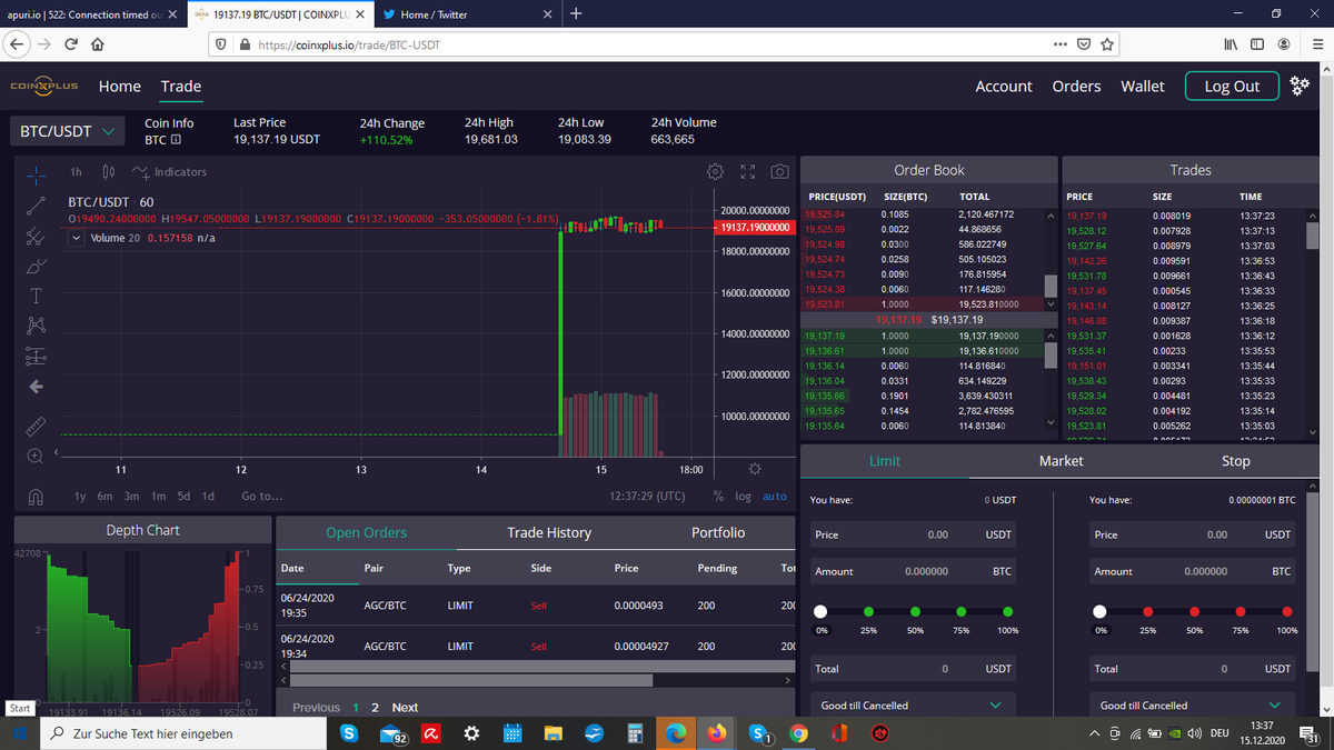 ApuriCoin's tweet photo. #BreakingNews: The #cryptoexchange COINXPLUS opened today the USDT Market.
The #Tether Token is now at COINXPLUS tradable vs.
#BTC #LTC #XRP und other #altcoins
SignIn to #COINXPLUS for free https://t.co/IFY4yUlB9S https://t.co/CBUG2CuM6T